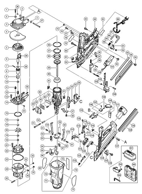 buy hitachi nrgc replacement tool parts hitachi nrgc diagram