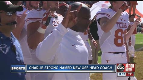 charlie strong named new usf head coach youtube