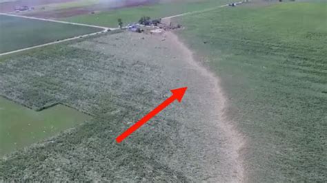 drone captures massive scar  weather channel