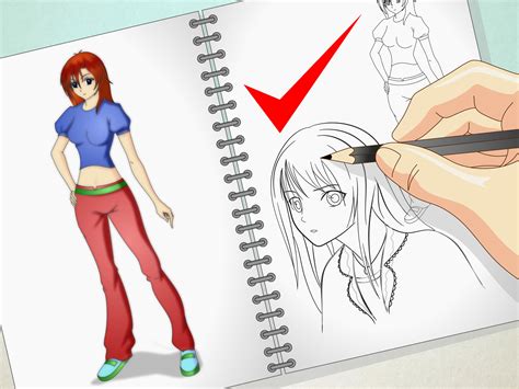 draw manga characters  steps  pictures wikihow