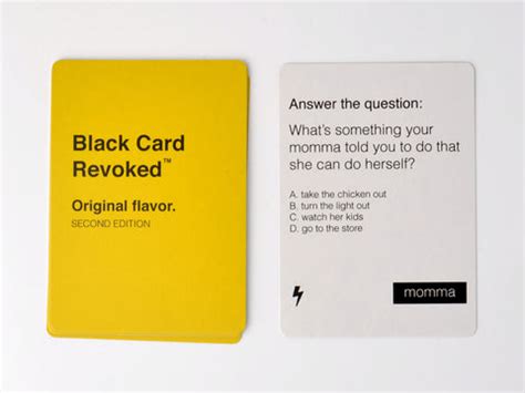 black card revoked game