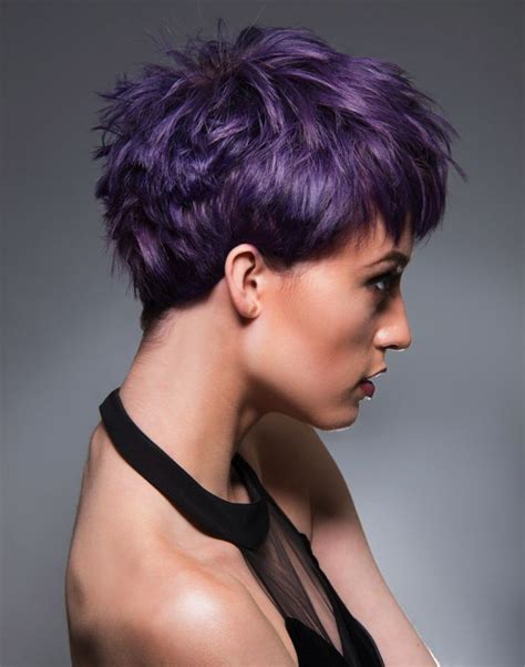 how to achieve ultra violet hair colour bangstyle