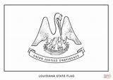 Louisiana Coloring Flag Pages State California Printable Symbols Texas North Carolina Tree History Getcolorings States Color Drawing Flower Colorings Print sketch template