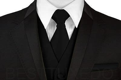 mens solid satin tuxedo vest tie  hankie set formal wedding prom dress ebay