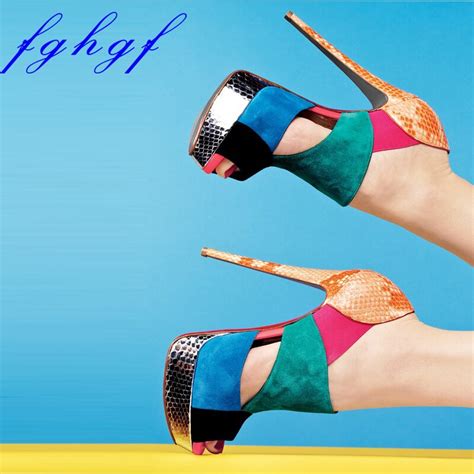 fghgf new women s sandals 12 5cm and multicolor women s sexy heels are