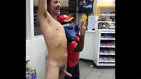 drunk guy strips gets hard on in public boner big dick