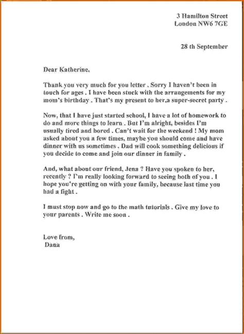 informal letter   friend lease template business letter