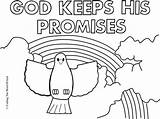 God Coloring Promises Pages School Sunday Keeps His Colouring Jesus Bible Sheets Kids Promise Gods Word Preschool Noah Book Activities sketch template