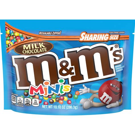 mms milk chocolate minis candy sharing size bag  oz walmartcom walmartcom