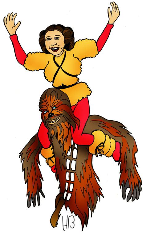 Leia On Top Of A Wook By Hbpotlood On Deviantart