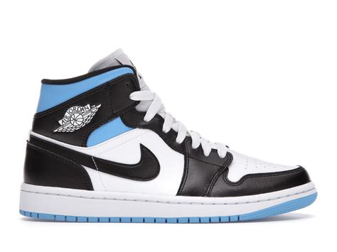 restock air jordan  mid  university blue sneaker shouts