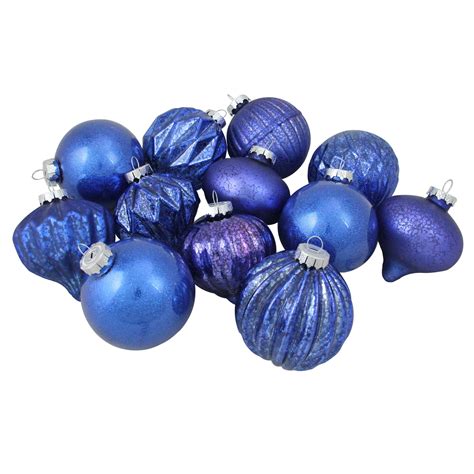 ct royal blue multi finish   shaped christmas ornaments  walmartcom