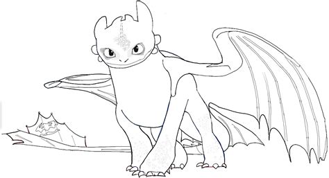 draw toothless    train  dragon   easy