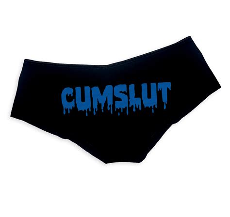 Cumslut Panties Sexy Slutty Submissive Cum Slut Funny Panties Booty