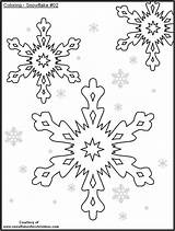 Coloring Pages Printable Getdrawings Snowflakes sketch template