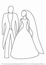 Bride Groom Draw Kids Step Drawing Drawingtutorials101 Easy Drawings Simple Stained Glass People Patterns Sketches Stencil Famous Choose Board Tutorial sketch template