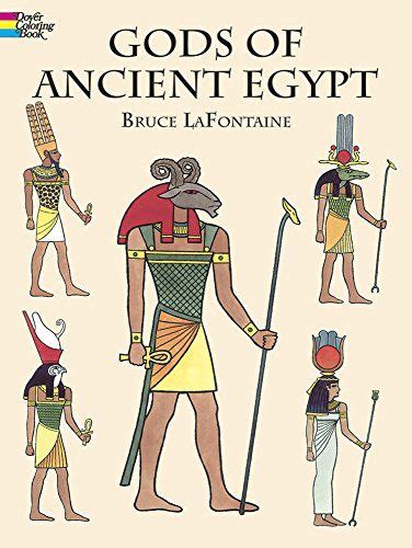 gods of ancient egypt dover classic stories coloring book by bruce