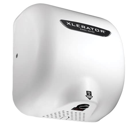 xlerator xl bw automatic hand dryer white thermoset bmc cover handy washroom