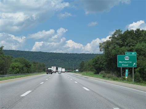 pennsylvania interstate  northbound cross country roads