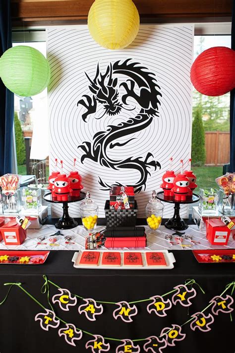 karas party ideas ninja lego ninjago birthday party  karas party