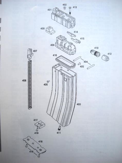 disassembly diy  airsoft gun    ksc  gbb parts diagram