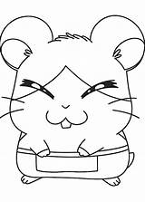 Hamtaro Coloring Pages Print Howdy Kids Hamster Color Clever Cute Choose Board sketch template