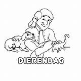 Dierendag Kleurplaat Kleurplaten sketch template