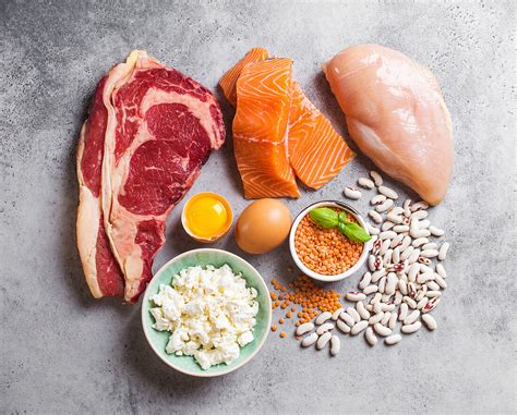 protein rich foods meat fish poultry license images