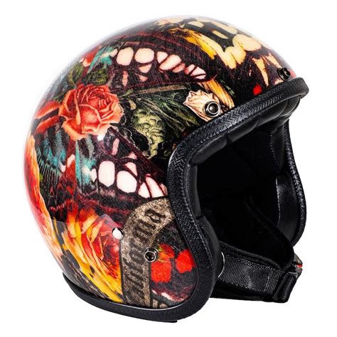 collection rude riders skull roses helmet pureracer sl