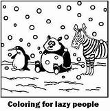 Lazy People Coloring Uploaded Humor sketch template