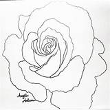 Traceable Coloring Pages Rose Getdrawings Getcolorings Color sketch template