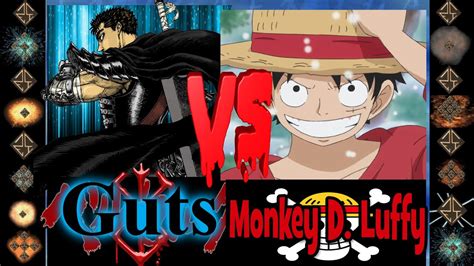 guts berserk  monkey  luffy  piece ultimate mugen fight  youtube