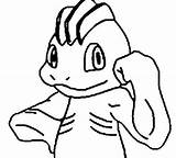 Pokemon Machop Coloringpagesonly sketch template