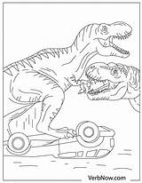 Jurassic Rex Verbnow Velociraptor sketch template