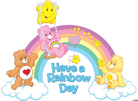 rainbow day   care bears shareyourcare ursinhos