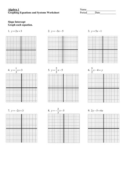 graphing systems  equations worksheet db excelcom