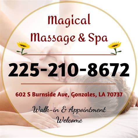 magical massage spa gonzales la