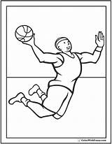 Dunk Slam Colorwithfuzzy sketch template