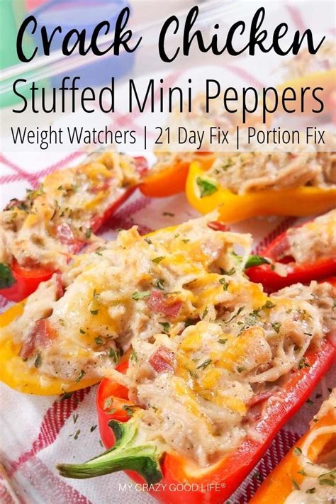 crack chicken stuffed peppers   healthy crack