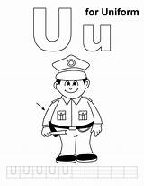Uniform Coloring Pages Handwriting Practice Kids 792px 21kb sketch template