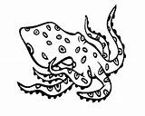 Sea Templates Creature Template Printable Octopus Coloring Animal Pages Colouring sketch template