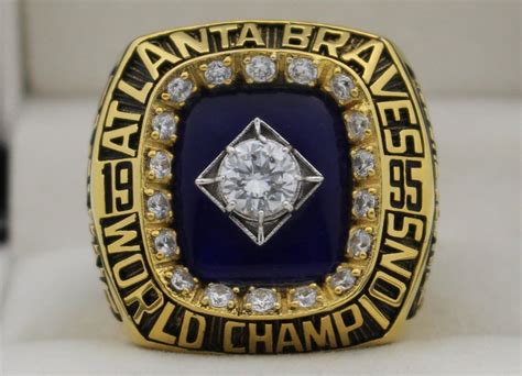 1995 atlanta braves world series championship rings ring