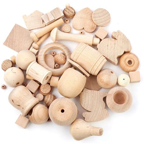 unfinished wood assortment projects  kids craft projects craft