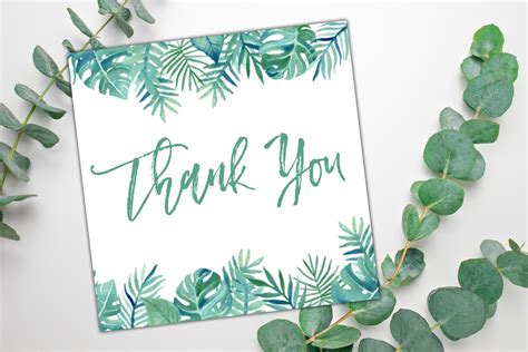 editable tropical greenery gold   cards sportspartydesign