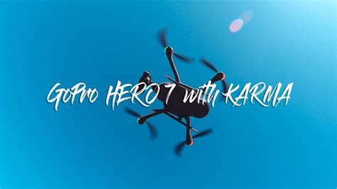gopro hero  black  karma drone youtube