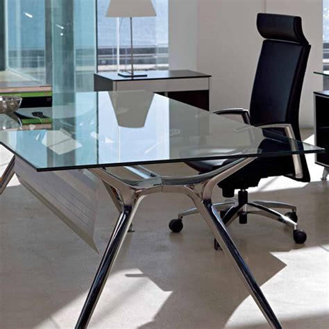 Arkitek Glass Office Desks Modern Office Tables Apres Furniture