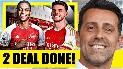 Must See Arsenal Complete 2 Done Deals With Rice And Timber Medical