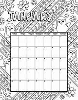 Calendar Coloring Printable January Kids 2021 Pages Woojr Colouring Adults Printables Adult Printer Sheets Print Visit sketch template