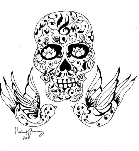 tattoo coloring pages coloring pages skull skull tattoo tattoo