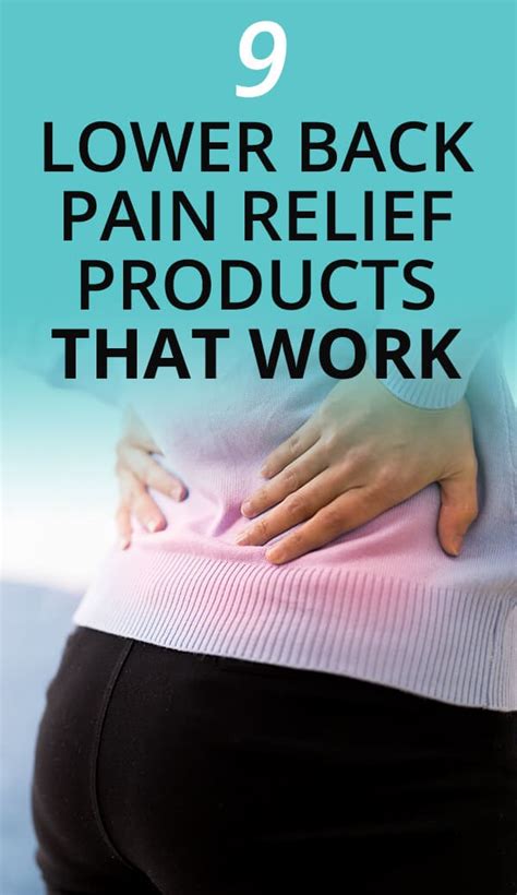 9 Lower Back Pain Relief Products That Work Coach Sofia